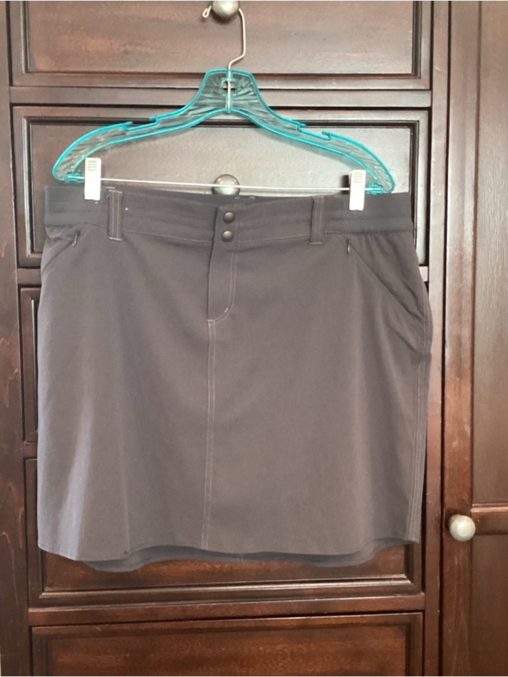 Kuhl Athletic Athleasure Skort - Medium Gray -